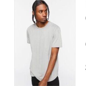 ⭐️ Offer B2G2! BUY 2 GET 2 FREE! 
Forever 21 Faux Suede Curved T-shirt